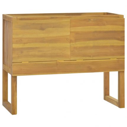 Έπιπλο Μπάνιου 90 x 40 x 75,5 εκ. από Μασίφ Ξύλο Teak