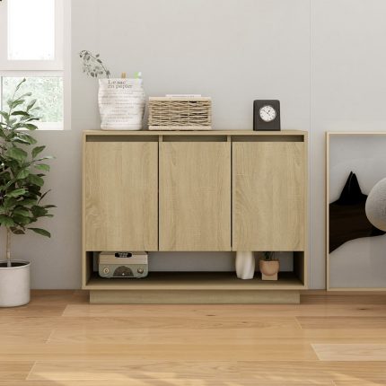 Συρταριέρα Sonoma Δρυς 97x31x75 εκ. Επεξεργασμένο Ξύλο