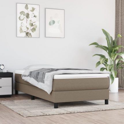 Πλαίσιο Κρεβατιού Boxspring Taupe 80 x 200 εκ. Υφασμάτινο