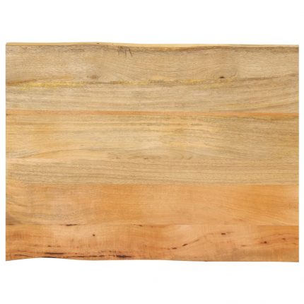 Επιφάνεια Τραπεζιού 90x60x3,8 εκ. Live Edge Μασίφ Ξύλο Μάνγκο