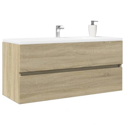 Ντουλάπι Νιπτήρα Μπάνιου Sonoma Δρυς 100x38,5x45 εκ. Επεξ. Ξύλο